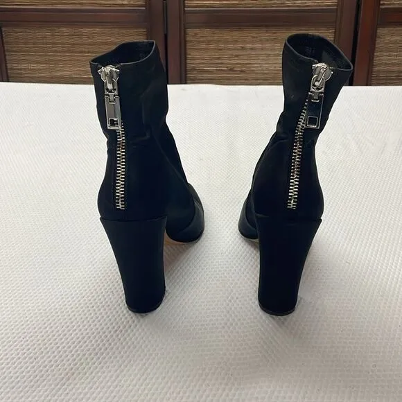 Dolce Vita Size 10 5 1/4” Heel Leather Stretch Boots