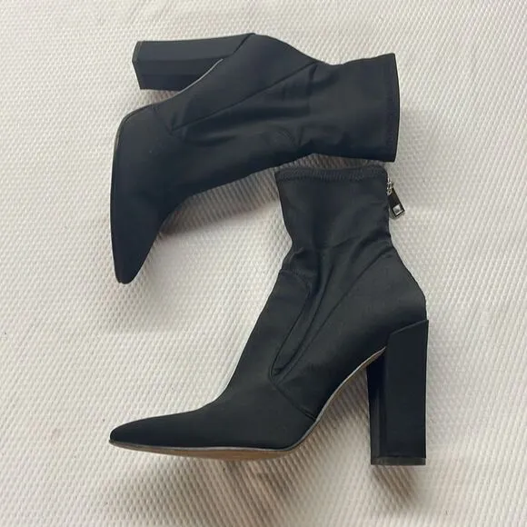 Dolce Vita Size 10 5 1/4” Heel Leather Stretch Boots