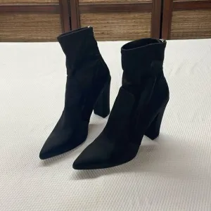 Dolce Vita Size 10 5 1/4” Heel Leather Stretch Boots