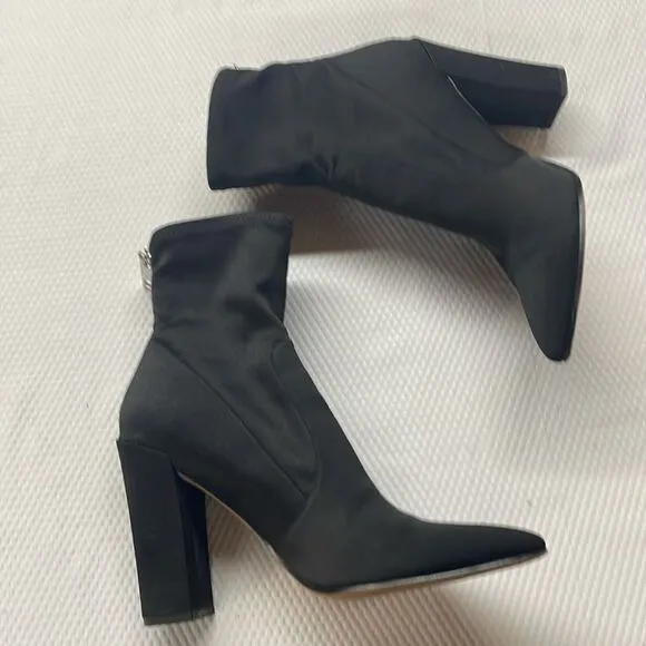 Dolce Vita Size 10 5 1/4” Heel Leather Stretch Boots