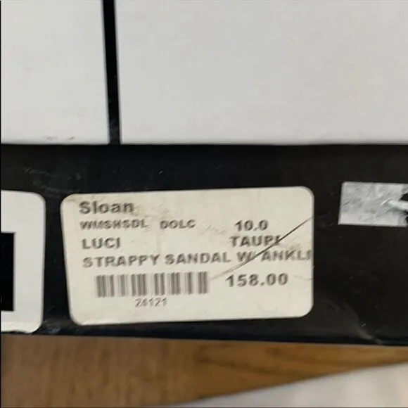 DOLCE VITA STRAPPY NUBUCK SANDALS.  NEW.