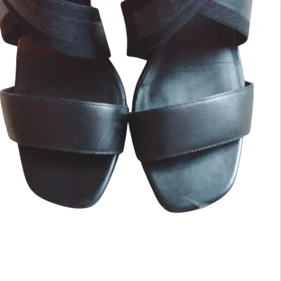 Donald J. Pliner Britini Black Strappy Sandals Women' Block Heel Sandals Size 9
