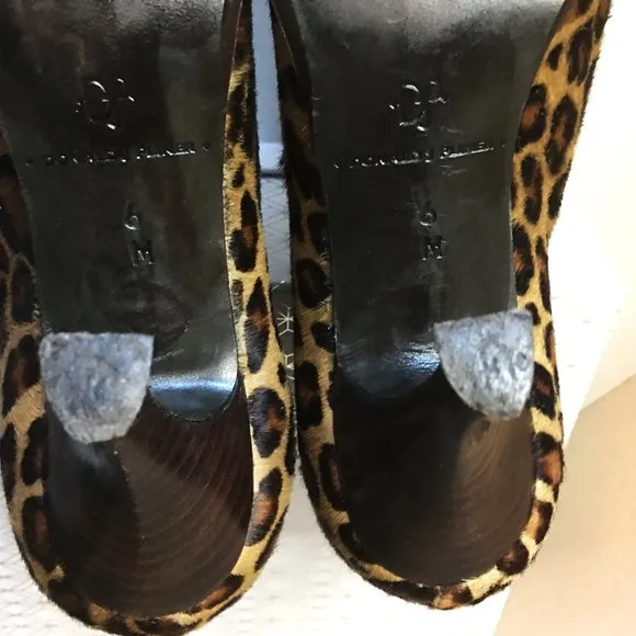 DONALD J PLINER Congo Hair Stiletto Chelsea Boots 🐆🐆