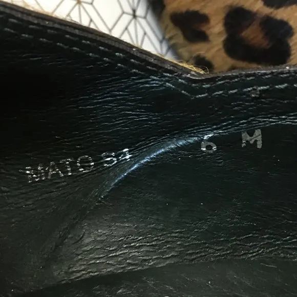 DONALD J PLINER Congo Hair Stiletto Chelsea Boots 🐆🐆