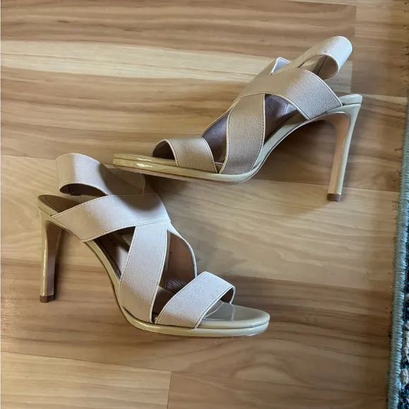Donald J Pliner Katja Stretch Crisscross Stiletto Size 7.5 New