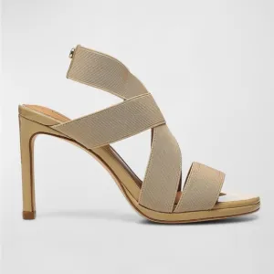 Donald J Pliner Katja Stretch Crisscross Stiletto Size 7.5 New
