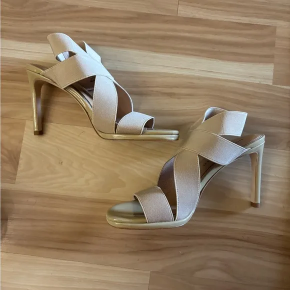 Donald J Pliner Katja Stretch Crisscross Stiletto Size 7.5 New