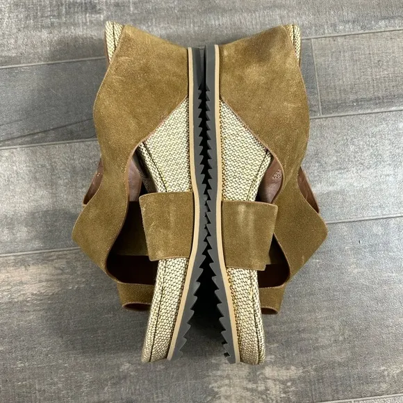 Donald J Pliner Leather Wedge Sandals
