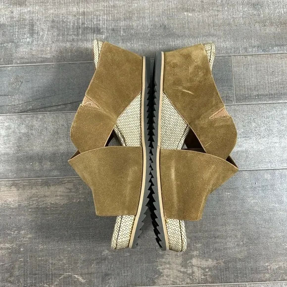 Donald J Pliner Leather Wedge Sandals