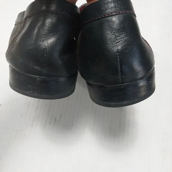 Donald J Pliner Men's Gray and Black Slip-on Loafers Size 8M