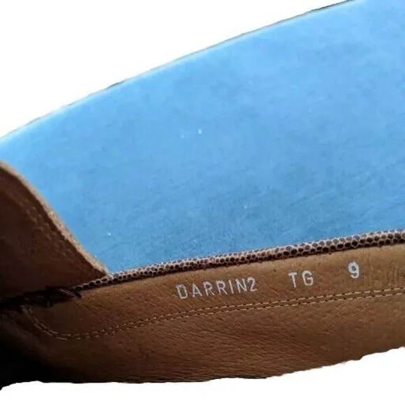 Donald Pliner Darrin2‎ Slip-on Cognac Croc Embossed Leather Italian Men's Size 9