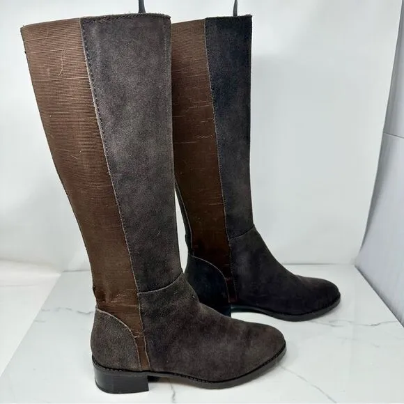 Donald Pliner Boxer Suede Tall Boots- Size 8