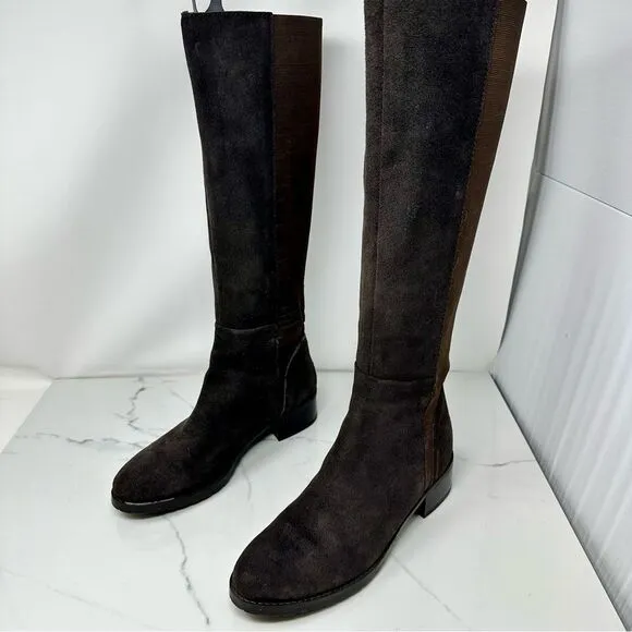 Donald Pliner Boxer Suede Tall Boots- Size 8