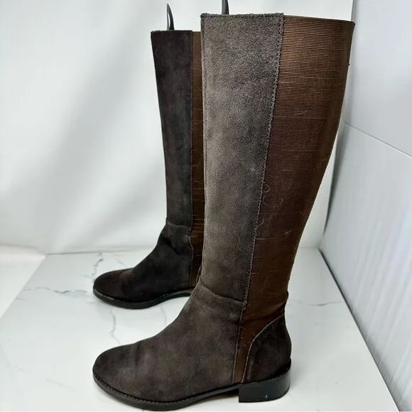Donald Pliner Boxer Suede Tall Boots- Size 8
