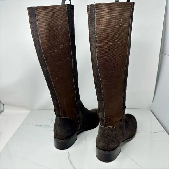 Donald Pliner Boxer Suede Tall Boots- Size 8