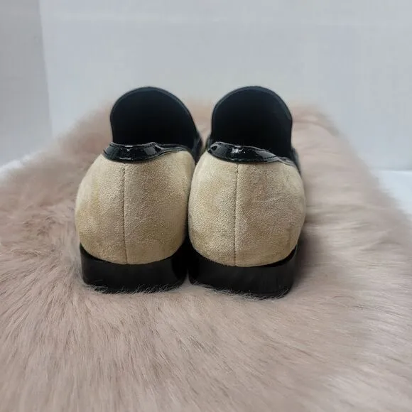 Donald Pliner Women's Rezza Smoking Slip-On Loafers Shoes Size 8.5