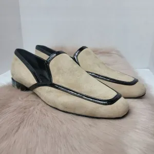 Donald Pliner Women's Rezza Smoking Slip-On Loafers Shoes Size 8.5