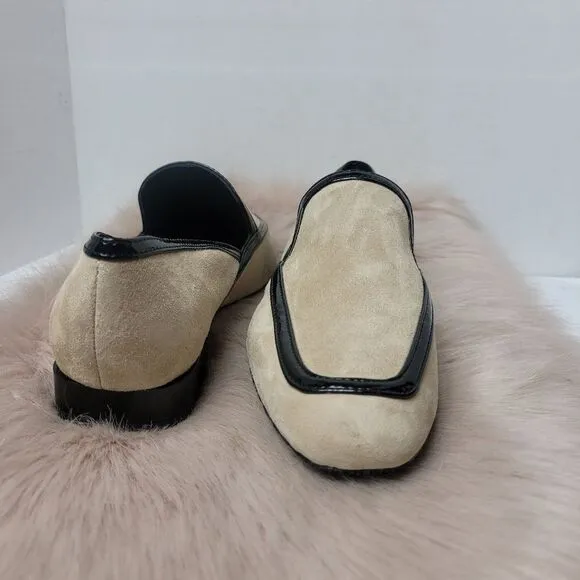 Donald Pliner Women's Rezza Smoking Slip-On Loafers Shoes Size 8.5
