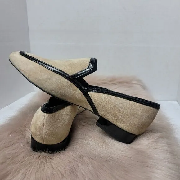 Donald Pliner Women's Rezza Smoking Slip-On Loafers Shoes Size 8.5