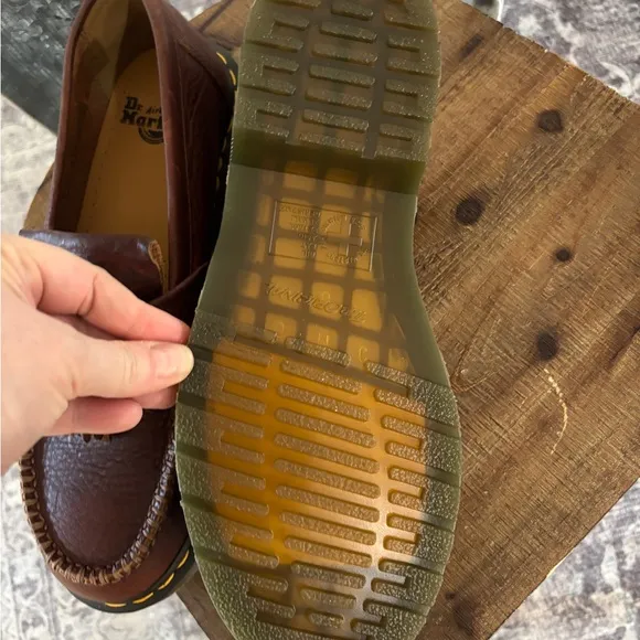 Dr. Doc Martens Adrian Brown Classic Leather Loafers