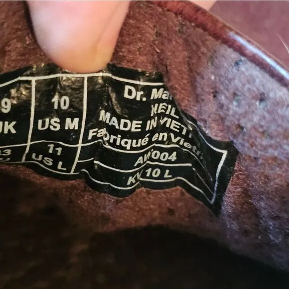 Dr. Marten slip in loafers sz 10. Great condition but please see pics