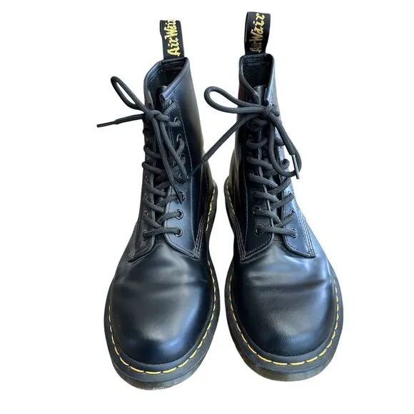Dr. Martens 1460 Men's Black Leather Combat Boots Size 7