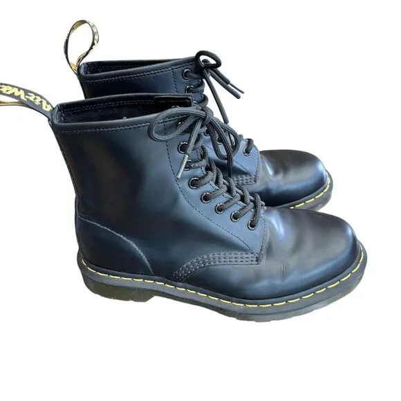 Dr. Martens 1460 Men's Black Leather Combat Boots Size 7