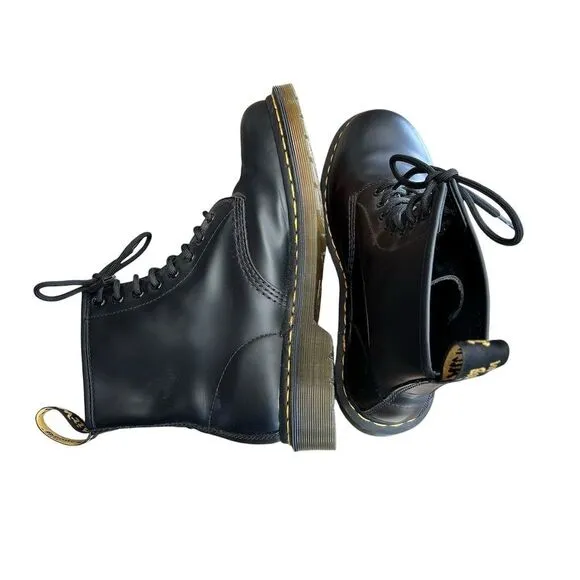 Dr. Martens 1460 Men's Black Leather Combat Boots Size 7