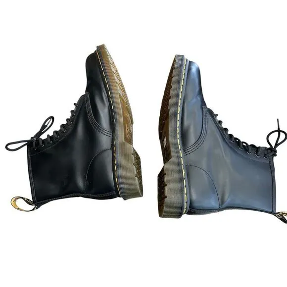 Dr. Martens 1460 Men's Black Leather Combat Boots Size 7