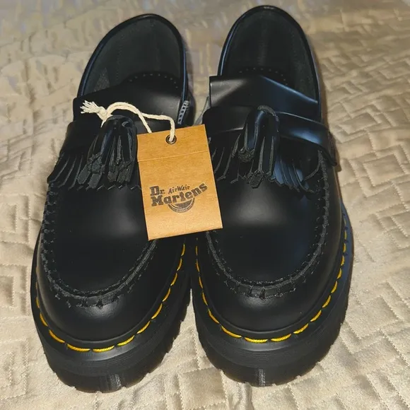 Dr. Martens Adrian Platform Leather Loafers with Tassels