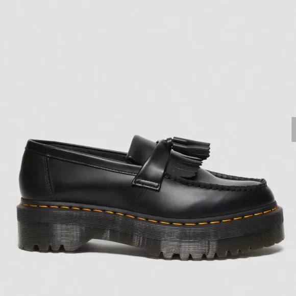 Dr. Martens Adrian Platform Leather Loafers with Tassels