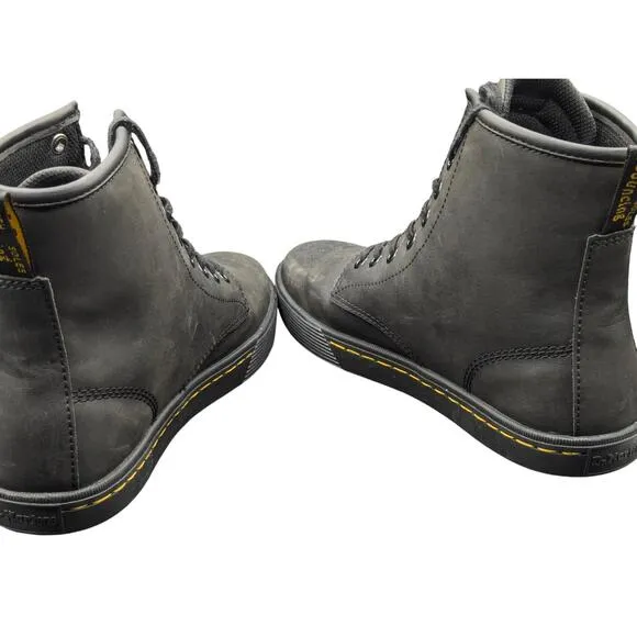Dr. Martens Airwair Sheridan Combat Boots AW004 Matte Casual Black Sz 7 Women's