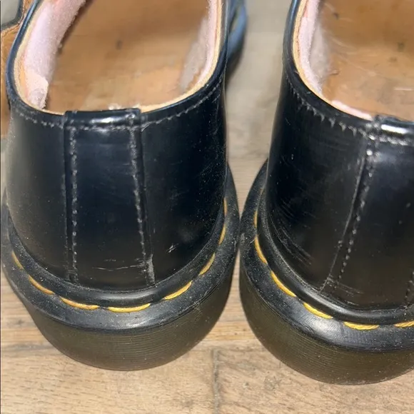 Dr. Martens Black Leather Loafers with Slip-On Design