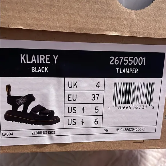 Dr. Martens Black Strappy Sandals
