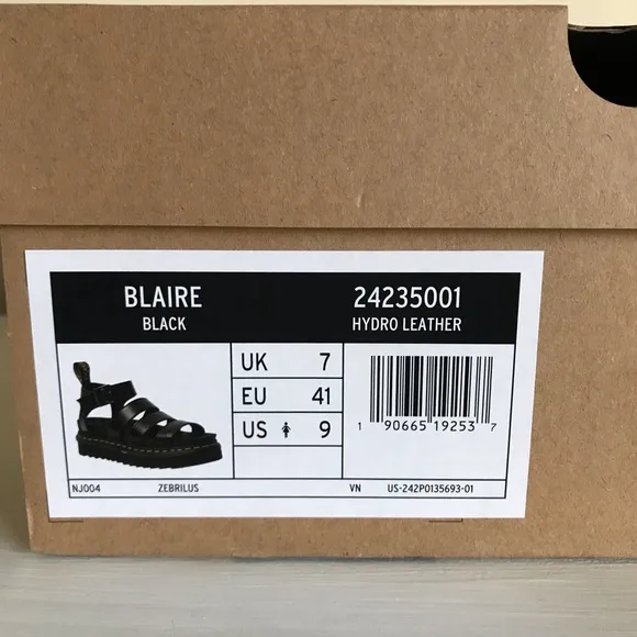 Dr. Marten’s Blair Leather Sandals In Box / Like New