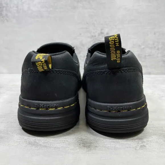Dr Martens Brennan Leather Slip On Loafers - Men's Size 9 - Black