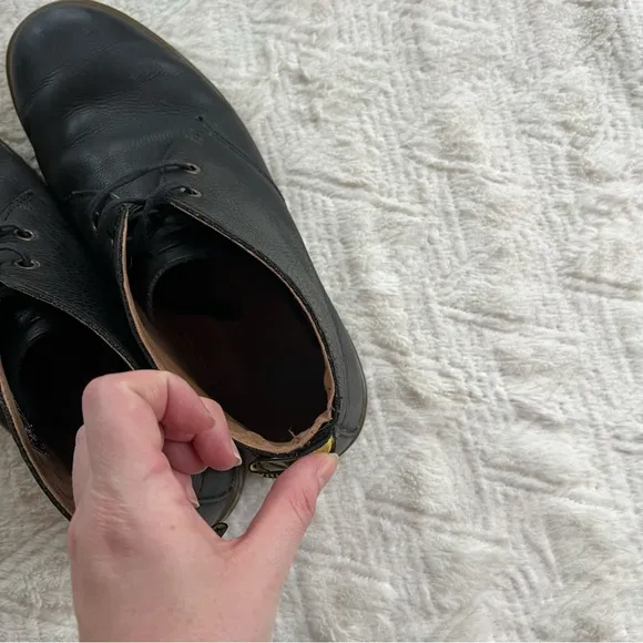 Dr Martens Cabrillo Black Leather Desert Ankle Boots