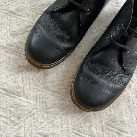 Dr Martens Cabrillo Black Leather Desert Ankle Boots