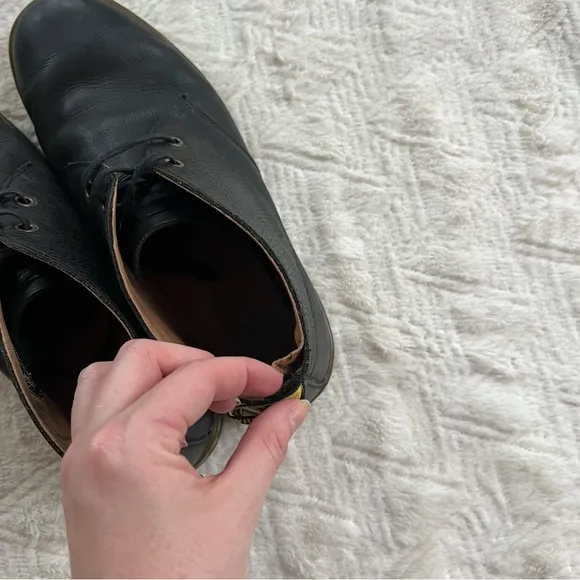 Dr Martens Cabrillo Black Leather Desert Ankle Boots