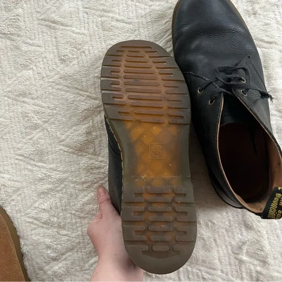 Dr Martens Cabrillo Black Leather Desert Ankle Boots
