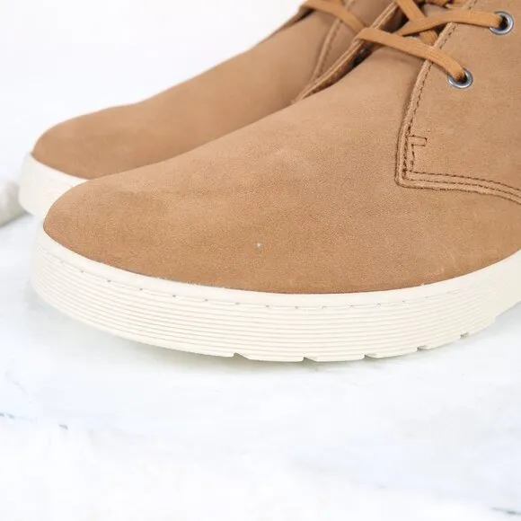 DR. MARTENS Cabrillo Tan Suede Desert Boots NEW IN BOX