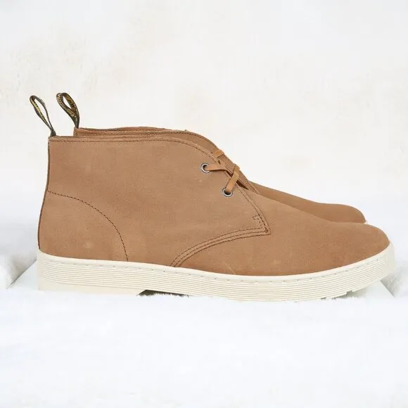 DR. MARTENS Cabrillo Tan Suede Desert Boots NEW IN BOX