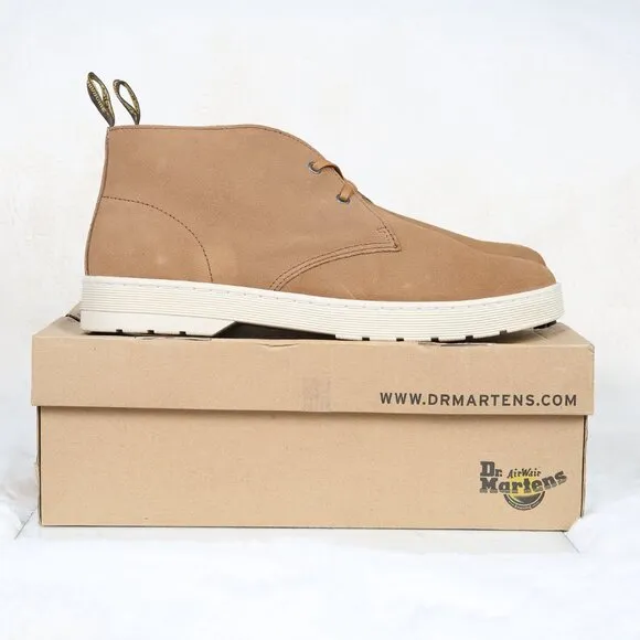 DR. MARTENS Cabrillo Tan Suede Desert Boots NEW IN BOX