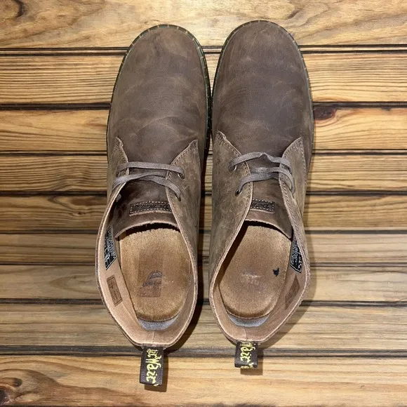 Dr Martens Chukka Boots Mens Size 12 Cabrillo Brown Leather Ankle Desert Shoes