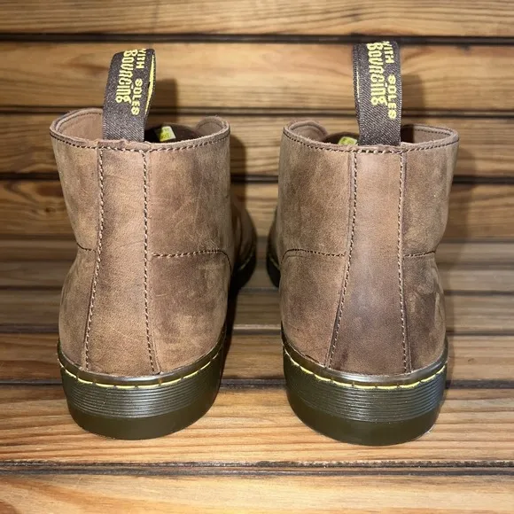 Dr Martens Chukka Boots Mens Size 12 Cabrillo Brown Leather Ankle Desert Shoes