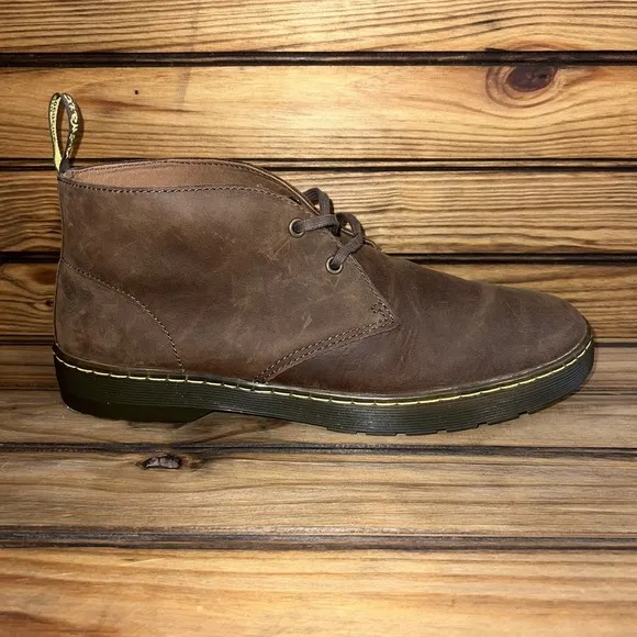 Dr Martens Chukka Boots Mens Size 12 Cabrillo Brown Leather Ankle Desert Shoes
