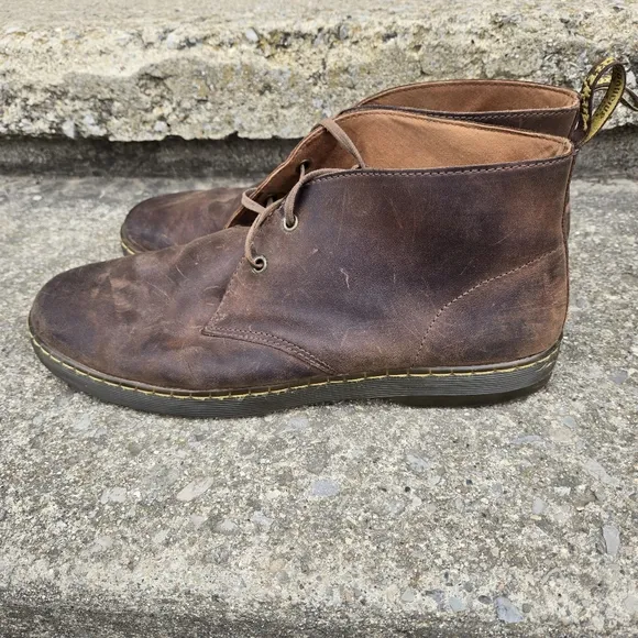 Dr Martens Chukka Boots Mens Size 14 Cabrillo Brown Leather Ankle Desert Shoes