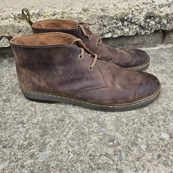 Dr Martens Chukka Boots Mens Size 14 Cabrillo Brown Leather Ankle Desert Shoes
