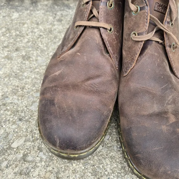 Dr Martens Chukka Boots Mens Size 14 Cabrillo Brown Leather Ankle Desert Shoes