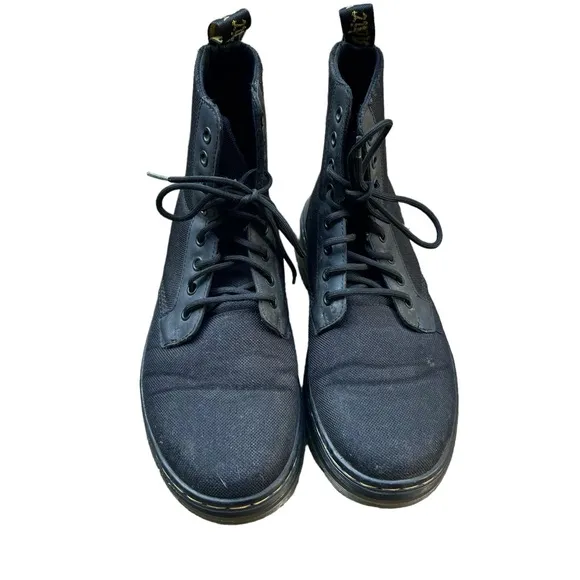 Dr. Martens Combs Poly Casual Boots Black Extra Tough Rubbery Men’s 8 Women’s 9